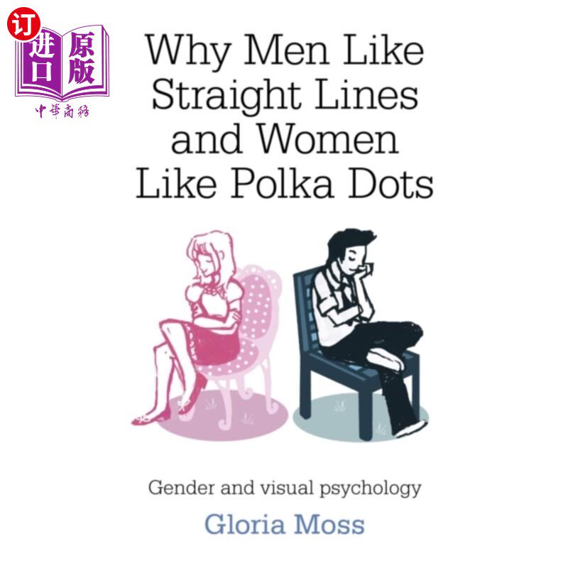海外直订Why Men Like Straight Lines and Women Like Polka... 为什么男人喜欢直线，女人喜欢波尔卡——性别与视觉心理学