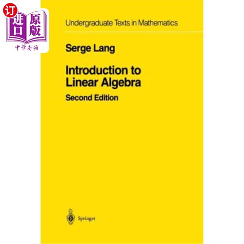 海外直订Introduction to Linear Algebra 线性代数引论