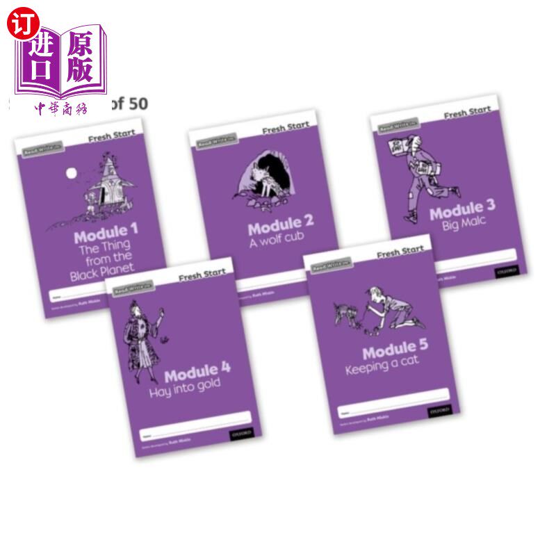 海外直订Read Write Inc. Fresh Start: Modules 1-5 - Schoo... Read Write公司新的开始:模块1-5 -学校包50