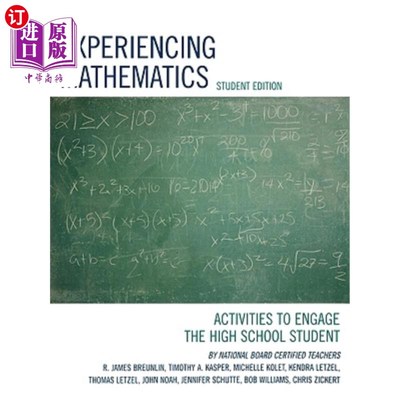 海外直订Experiencing Mathematics: Activities to Engage the High School Student, Student  体验数学：让高中生参与的活动，