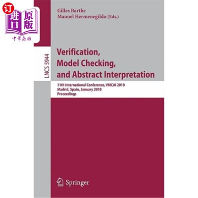 海外直订Verification, Model Checking, and Abstract Interpretation 验证、模型检查和抽象解释