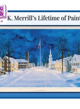 海外直订David K. Merrill's Lifetime of Painting 大卫·k·梅里尔的绘画生涯