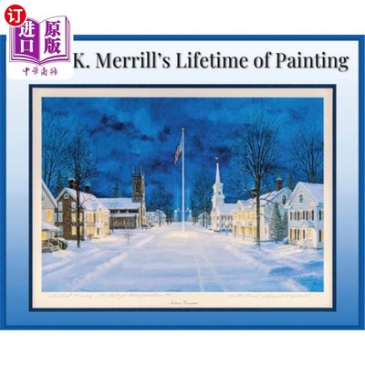 海外直订David K. Merrill's Lifetime of Painting 大卫·k·梅里尔的绘画生涯