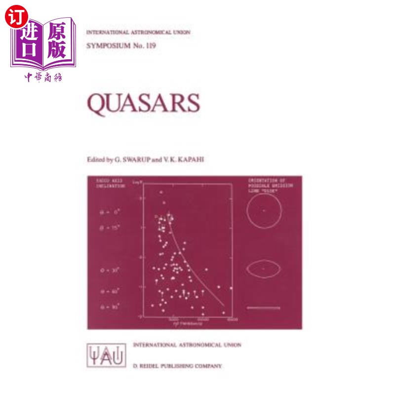 海外直订Quasars: Proceedings of the 119th Symposium of the International Astronomical Un 类星体:第119届国际天文学联