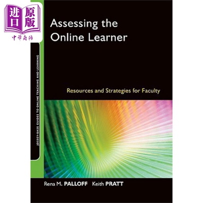 现货 在线学习者评估 Assessing The Online Learner 英文原版Jossey Bass 中商原版