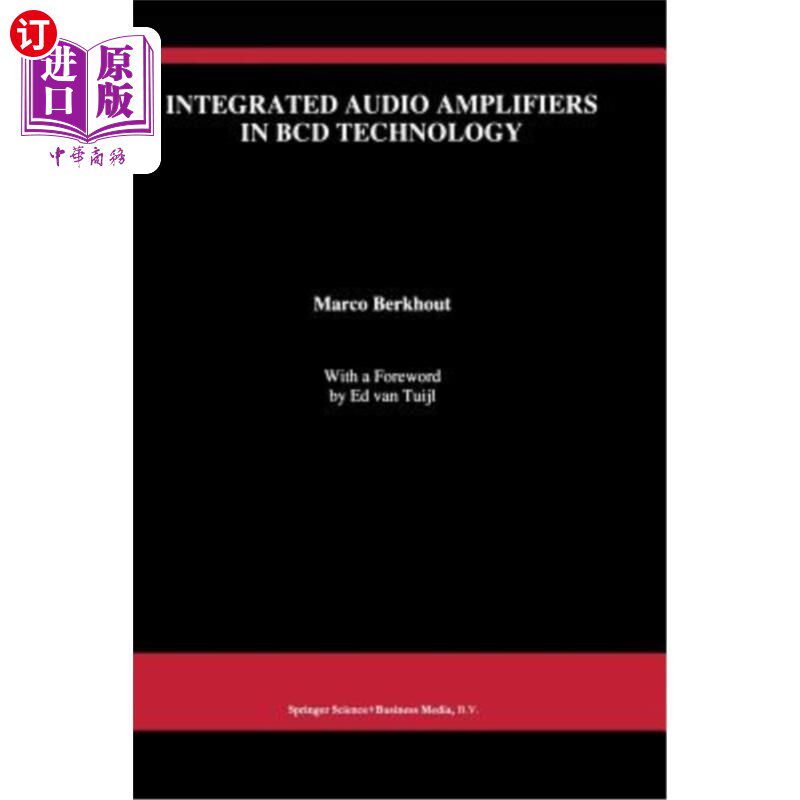 海外直订Integrated Audio Amplifiers in Bcd Technology BCD技术中的集成音频放大器
