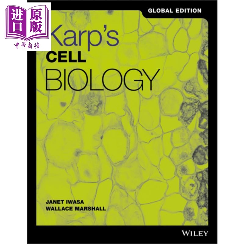 现货 卡普氏细胞生物学全球版 第8版 KarpS Cell Biology 8Th Edition Global Edition 英文原版 Gerald Karp wiley【中商原版】