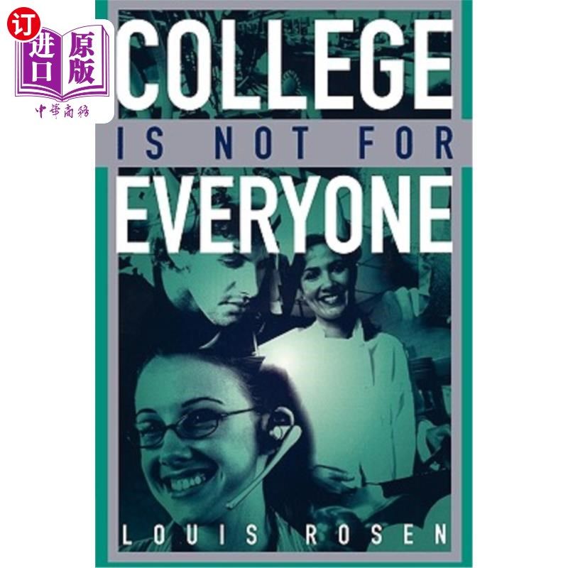 海外直订college is not for everyone 大学不适合每个人