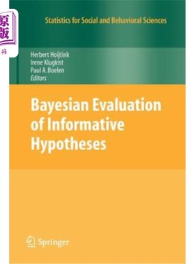 海外直订Bayesian Evaluation of Informative Hypotheses 信息假设的贝叶斯评价