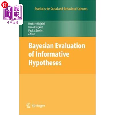 海外直订Bayesian Evaluation of Informative Hypotheses 信息假设的贝叶斯评价