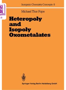 海外直订Heteropoly and Isopoly Oxometalates 杂多酸和异多酸氧甲酯