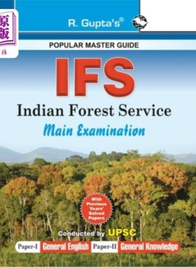 海外直订Upscifs (Paperi: General English & PAPERII: General Knowledge) Main Examination  Upscifs（论文