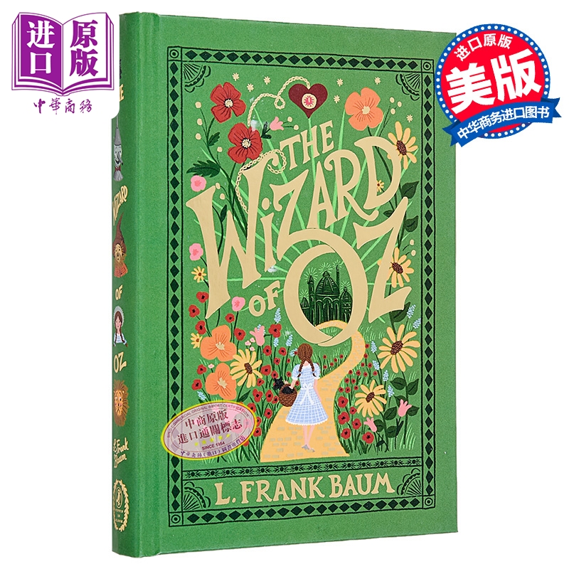 绿野仙踪 繁花封面版 经典文学系列 奇幻小说 The Wizard of Oz 英文原版 L Frank Baum【中商原版】