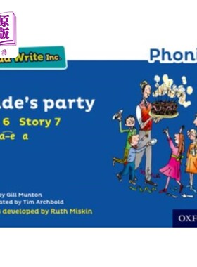 海外直订Read Write Inc. Phonics: Blue Set 6 Storybook 7 ... Read Write公司自然拼读:蓝色套装6故事书7玉的聚会