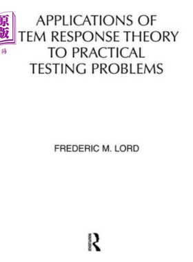 海外直订Applications of Item Response Theory To Practica... 项目反应理论在实际测试问题中的应用