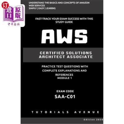 海外直订Aws: AWS Certified Solutions Architect Associate SAA-C01: AWS Certified Solution Aws：Aws认证解