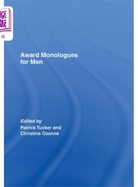 海外直订Award Monologues for Men 男人独白奖