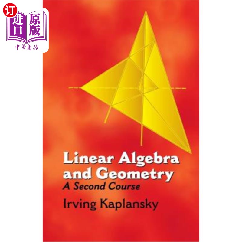 海外直订Linear Algebra and Geometry: A Second Course 线性代数与几何：第二门课程