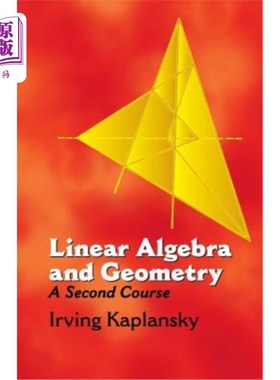 海外直订Linear Algebra and Geometry: A Second Course 线性代数与几何：第二门课程