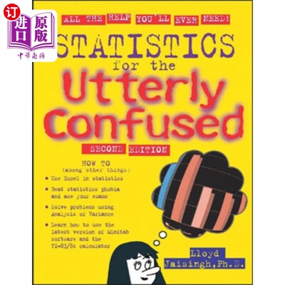 海外直订Statistics for the Utterly Confused 完全困惑的人的统计数字