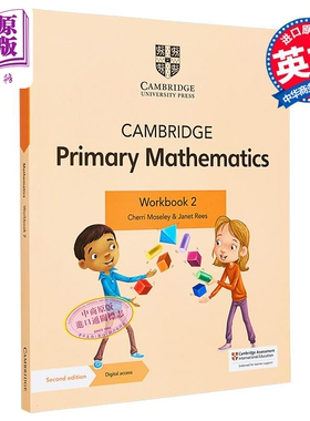 NEW Cambridge Primary Mathematics Workbook 2 with Digital Access (1 Year) 剑桥小学数学练习册二年级【中商原版】