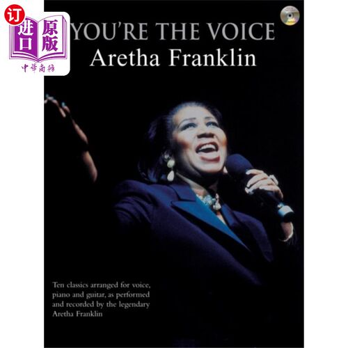 海外直订You're The Voice: Aretha Franklin 你是好声音:艾瑞莎·富兰克林