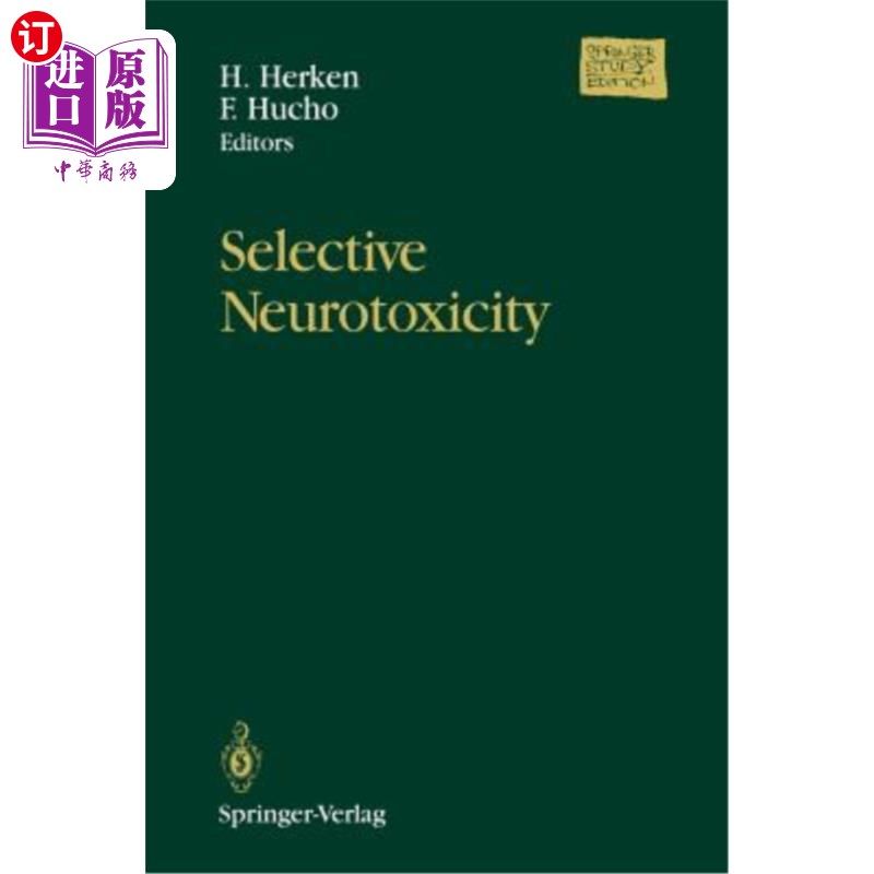 海外直订医药图书Selective Neurotoxicity 选择性神经毒性