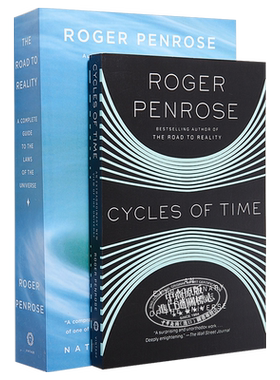 罗杰 彭罗斯宇宙学作品 2本套装 英文原版 Roger Penrose 通向实在之路 宇宙的轮回【中商原版】