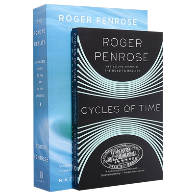 预售 罗杰 彭罗斯宇宙学作品 2本套装 英文原版 Roger Penrose 通向实在之路 宇宙的轮回【中商原版】