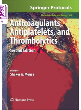 海外直订医药图书Anticoagulants, Antiplatelets, and Thrombolytics 抗凝剂、抗血小板和溶栓药
