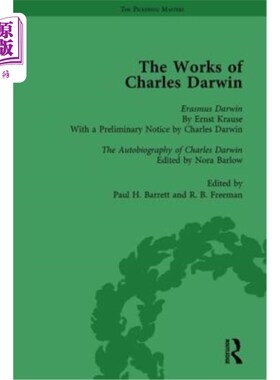 海外直订The Works of Charles Darwin: Vol 29: Erasmus Darwin (1879) / The Autobiography o 查尔斯·达尔文著作：第29卷