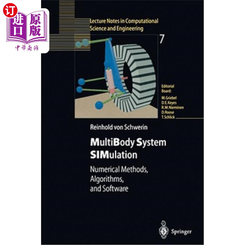 海外直订Multibody System Simulation: Numerical Methods, Algorithms, and Software 多体系统仿真:数值方法,算法和软件