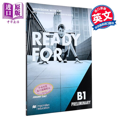 2025年新版剑桥PET考试备考练习册含答案配电子书和在线音频 Ready for B1 Preliminary Workbook +Digital Audio【中商原版?