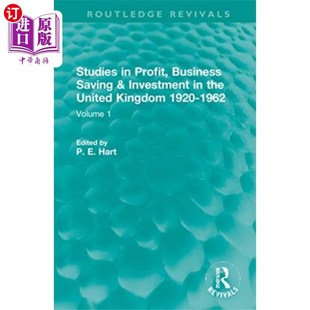 1962 Business Investmen... and Saving Profit 英国利润 海外直订Studies 1920 商业储蓄和投资研究