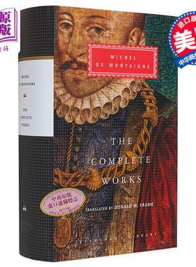 预售 蒙田全集 Everymans Library The Complete Works of Michel de Montaigne 英文原版 Michel de Montaigne【中商原版】