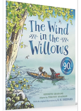 预售 Wind in the Willows 谢泼德插画版 柳林风声 英文原版进口图书 经典儿童小初文学 故事图画书 精品童书读物【中商原版?