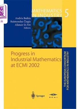 海外直订Progress in Industrial Mathematics at Ecmi 2002 Ecmi 2002工业数学的进展
