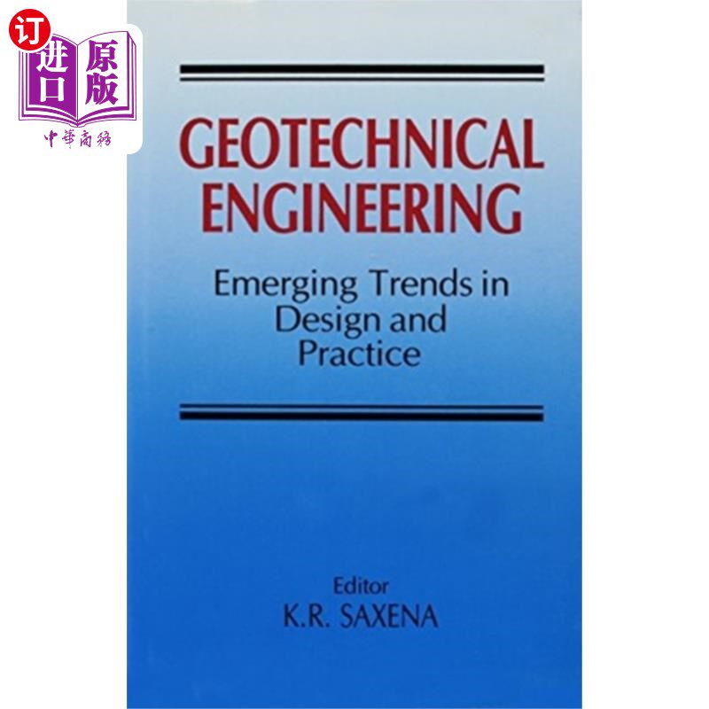 海外直订Geotechnical Engineering 岩土工程