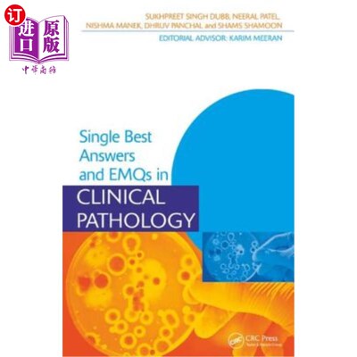 海外直订医药图书Single Best Answers and Emqs in Clinical Pathology 临床病理学中的单一最佳答案和EMQ