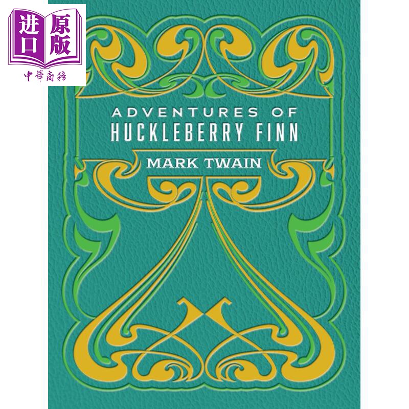 预售 查特威尔豪华版 哈克贝利费恩历险记 Adventures of Huckleberry Finn 英文原版 Mark Twain【中商原版】