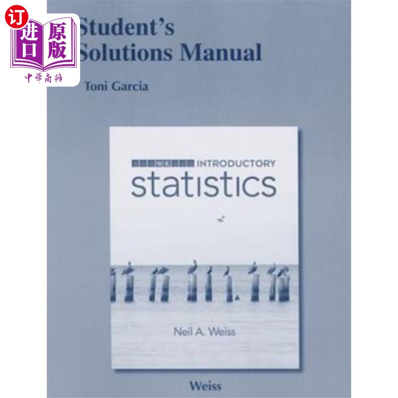 海外直订Student Solutions Manual for Introductory Statistics 入门统计学学生解决方案手册