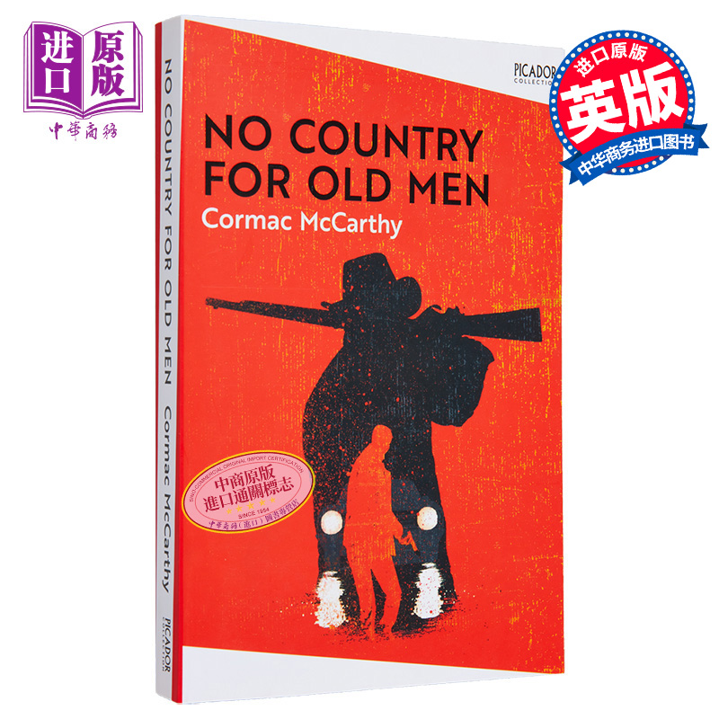 现货【中商原版】老无所依电影版英文原版 No Country for Old Men科马克麦卡锡 Cormac McCarthy同名电影小说普利策奖-封面