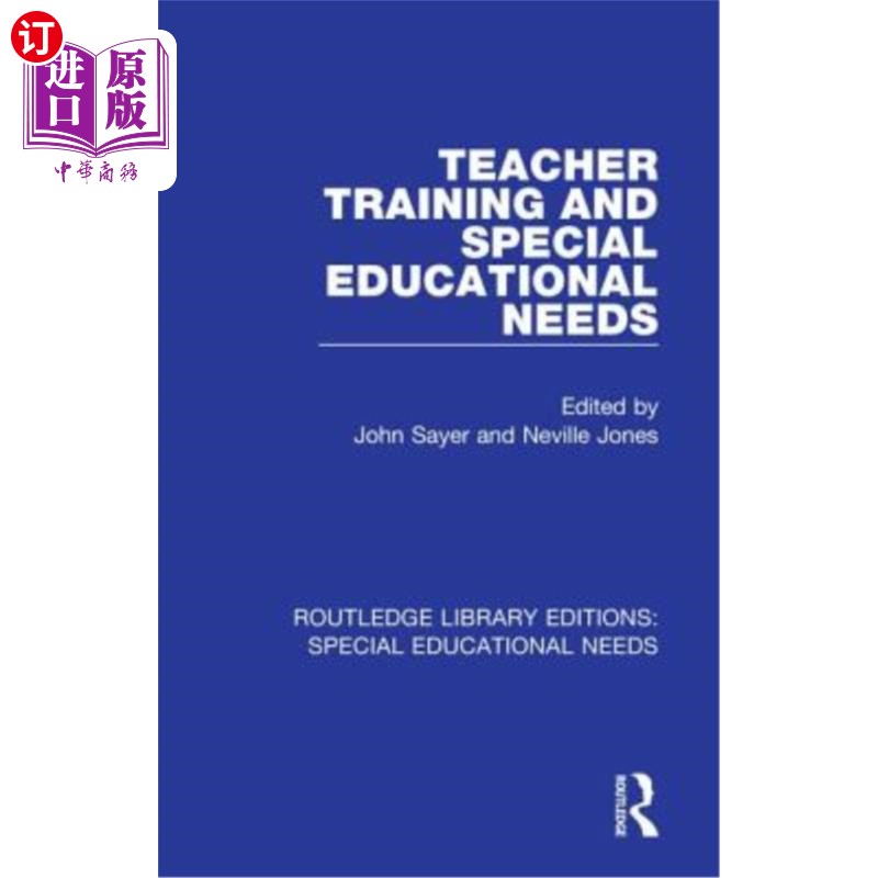 海外直订Teacher Training and Special Educational Needs 教师培训和特殊教育需求