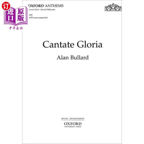 海外直订Cantate Gloria 斜格洛里亚