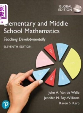 海外直订Elementary and Middle School Mathematics: Teachi... 中小学数学:发展性教学，全球版