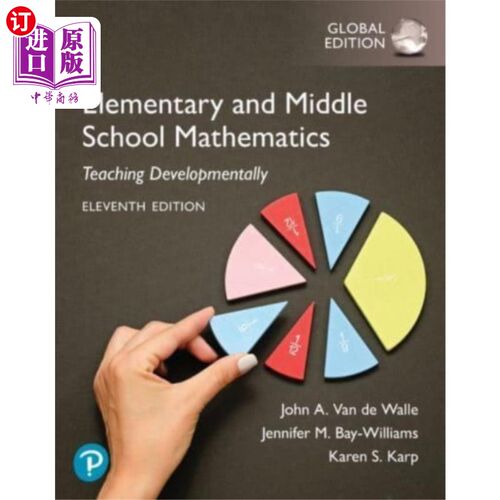 海外直订Elementary and Middle School Mathematics: Teachi... 中小学数学:发展性教学，全球版