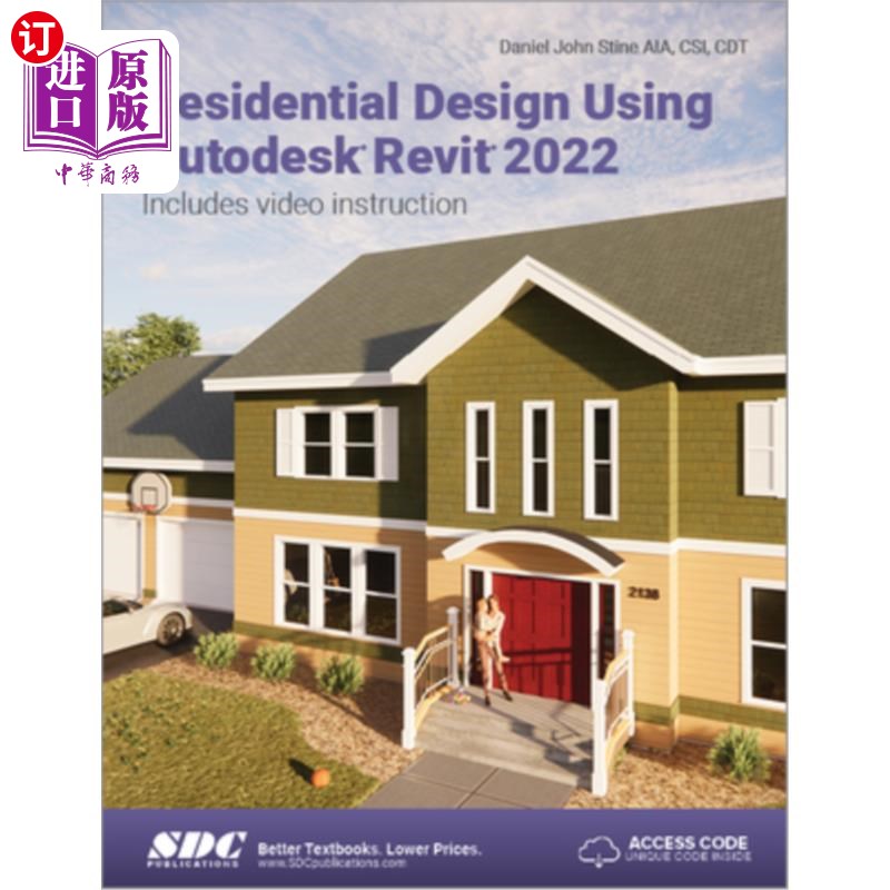 海外直订Residential Design Using Autodesk Revit 2022 住宅设计使用Autodesk Revit 2022