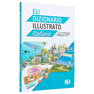 进口原版 ELI 五种语言图解词典 英语法语西班牙语德语意大利语 CEFR A2-B2 备考KET/PET/FCE适用 配在线电子书含音频【中商原版】
