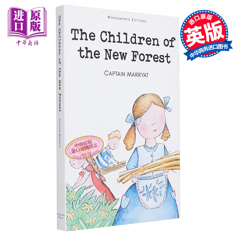 【中商原版】新森林的孩子们 英文原版 Wordswotrth: The Children of the New Forest 儿童图书 Frederick Marryat