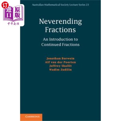 海外直订Neverending Fractions: An Introduction to Continued Fractions 不相交分数：连分数导论